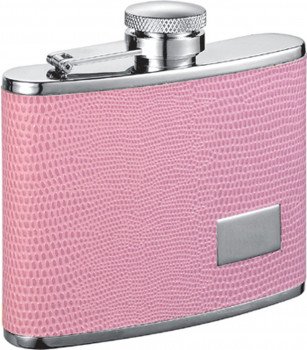 Adora Pink Hip Flask - 4 oz.