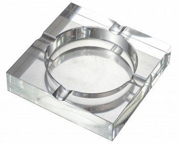Arnold Crystal Cigar Ashtray Four Cigar Lip