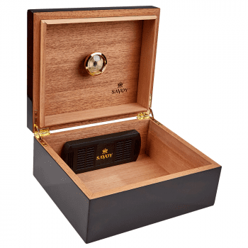 Ashton Classic Savoy Humidor 25 Cigar Capacity Walnut