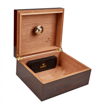 Ashton Classic Savoy Humidor 50 Cigar Capacity African Teak