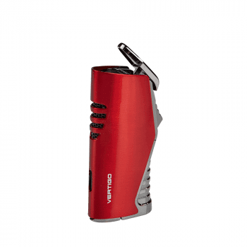 Atlas Triple Flame Punch Lighter Red