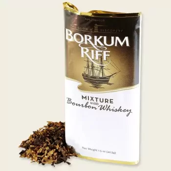 Borkum Riff Bourbon Whiskey Pipe Tobacco 1.5 Ounce Pouch