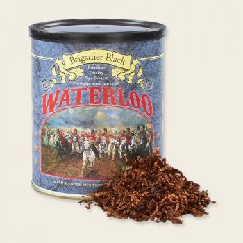 Brigadier Black Waterloo 8 Ounce Can Pipe Tobacco