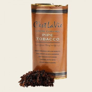 C'est La Vie Crème Caramel Pipe Tobacco 1.5 Ounce Pouch