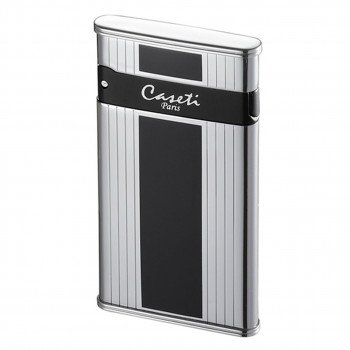 Caseti Flaco Black Panel Ultra-Thin Torch Flame Cigar Lighter