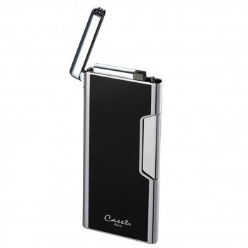 Caseti Lumos Traditional Flame Lighter Black Lacquer
