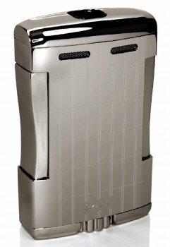 Caseti Sparta Gun Satintriple Torch Flame Cigar Table Lighter