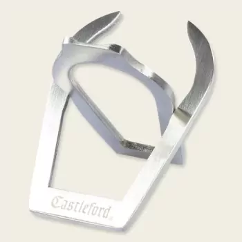 Chrome Folding Pipe Stand with 1 Pipe Rest