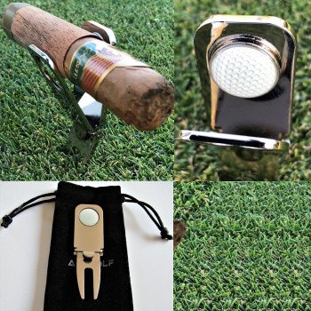 Cigar Holder and Golf Divot Tool