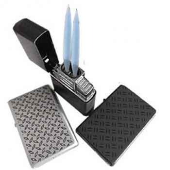 Csonka Silver Zip-o-Dual Jet Torch Lighter