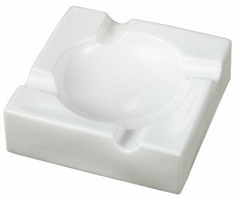 Donovan White Ceramic Cigar Ashtray For Patio Use