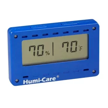 Humi-Care Rectangle Digital Hygrometer