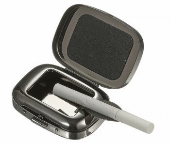 Jerome Gun-Metal Plated Rectangular Metal Pocket Ashtray