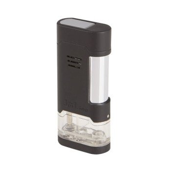 Jetline Mongoose Single Flame Lighter Black/Chrome