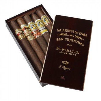 La Aroma de Cuba and San Cristobal 92-95 Rated Cigar Sampler