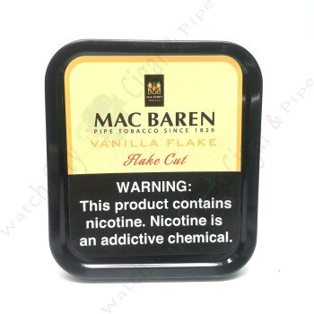 Mac Baren Vanilla Cream Flake 1.75 Ounce Tin