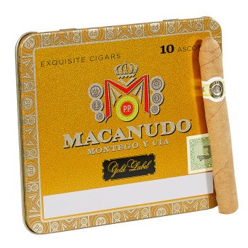 Macanudo Gold Ascot Single Tin of 10