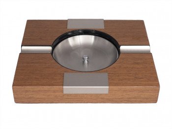 Maho Walnut Wooden Cigar Ashtray