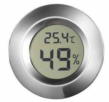 Modern Small Circular Digital Hygrometer