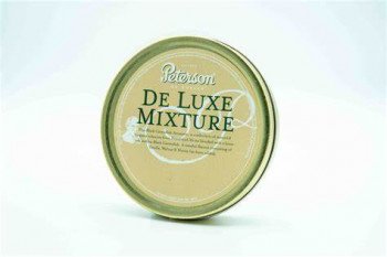 Peterson De Luxe Mixture Pipe Tobacco 1.75 Ounce Tin
