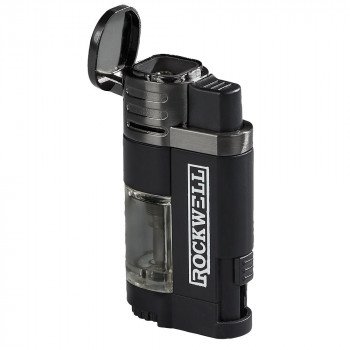 Rockwell Quad Torch Lighter Black