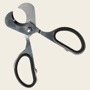 Rubberized Steel Cigar Scissors Stainless Steel