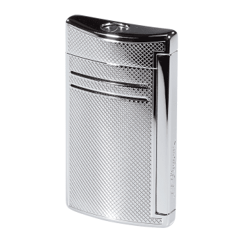 S. T. Dupont Maxi Jet Lighter Chrome Grid