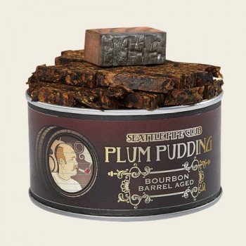 Seattle Pipe Club Plum Pudding Barrel Aged 2 Ounce Tin