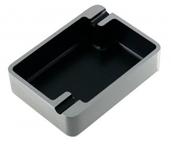 Severn Matte Black Metal Cigarette Ashtray