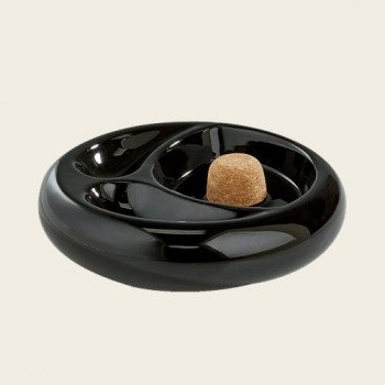 Shiny Round 2-Pipe Ashtray