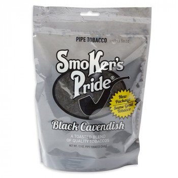 Smoker's Pride Black Cavendish Pipe Tobacco 12 Ounce Bag