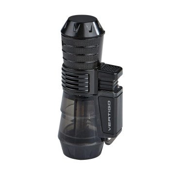 Sputnik Triple Flame Lighter Black