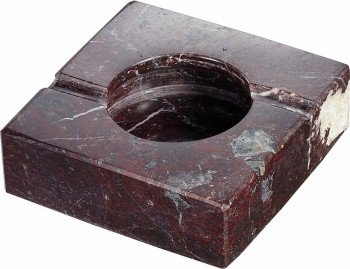 Sugilite Burgundy Onyx Stone Cigarette Ashtray With 2 Cigarette Rests