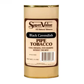 Super Value Black Cavendish 1.5 Ounce Bag