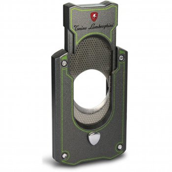 Tonino Lamborghini Le Mans Metallic Gray With Green Lines Cigar Cutter