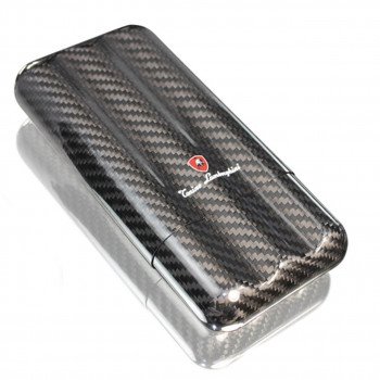 Tonino Lamborghini Matrix 3 Finger Carbon Fiber Cigar Case
