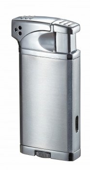 Visol Coppia All-in-One Cigar, Cigarette, and Pipe Lighter Chrome