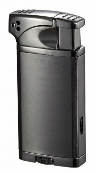 Visol Coppia All-in-One Cigar, Cigarette, and Pipe Lighter Polished Gunmetalisol Coppia All-in-One Cigar, Cigarette, and Pipe Lighter Polished Gunmetal