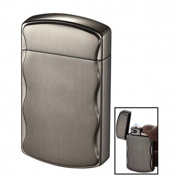 Visol Fireball Brushed Gunmetal Coil Flame Lighter