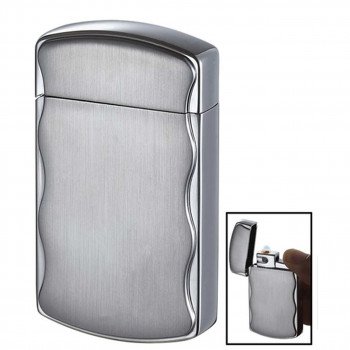 Visol Fireball Satin Chrome Cigarette Lighter