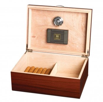 Visol Golden Ebony Finish 75 Cigar Humidor