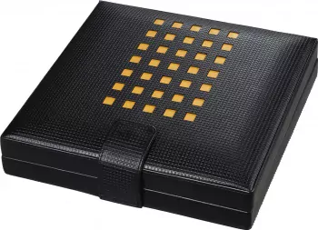 Visol Mod Black Leather Cigar Humidor