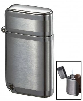 Visol Ranger Brushed Chrome Torch Flame Lighter