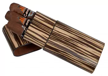 Visol Sawyer Zebrawood Cigar Case