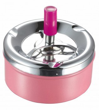Vogue Pink Spinning Cigarette Ashtray