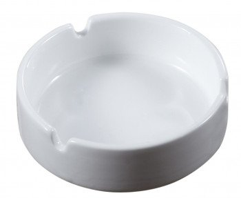 White Ceramic Cigarette Ashtray