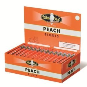 White Owl Blunt Peach Box