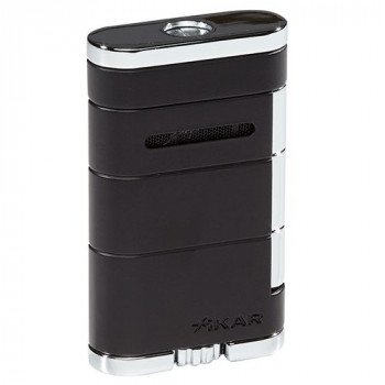 Xikar Allume Single Flame Black