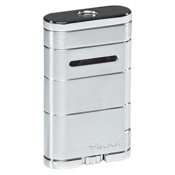 Xikar Allume Single Flame Silver