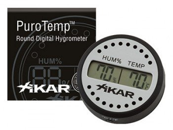 Xikar Digital Hygrometer - Round